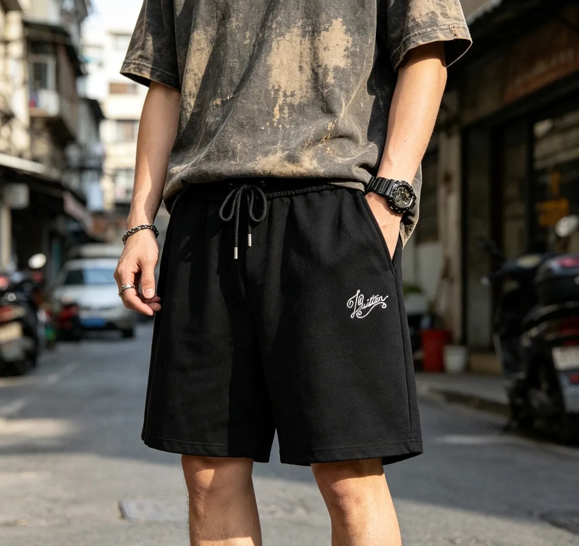 Louis Vuitton/Louis Vuitton signature embroidered letter shorts